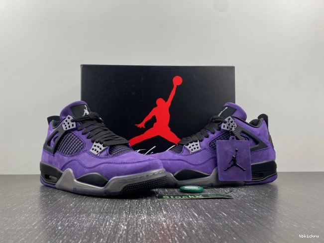 Reps TBkick Scott 4 Suede Purple x Air Jordan Travis 0712